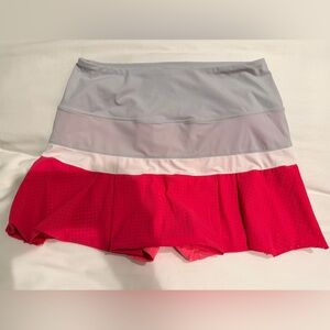 Bobbe Red and Gray Athletic Skirt